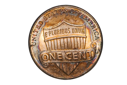 2015 Unique Lincoln Oxidized Penny - United States One Cent Lincoln Oxidized Penny 2015