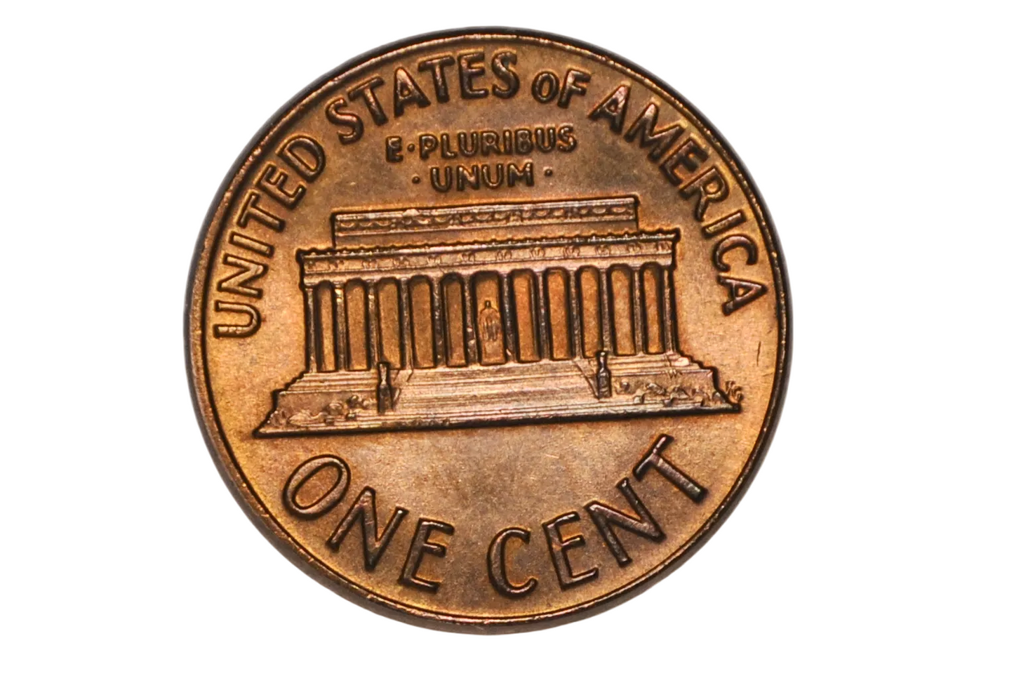1971 Unique Lincoln Oxidized Penny - United States One Cent Lincoln Oxidized Penny 1971