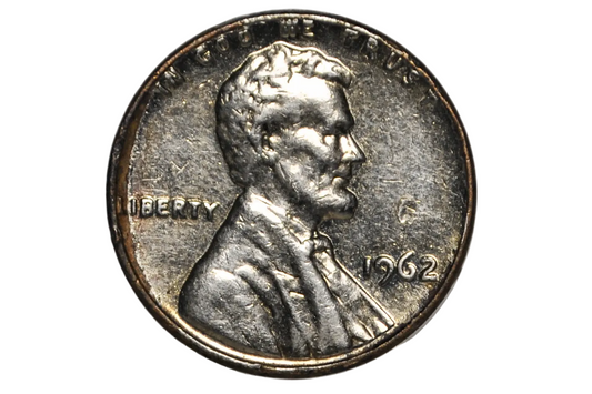 1962 Lincoln One Cent Post Mintage Plated Science Experiment - Lincoln Memorial Penny Unique Color Chemistry Experiment