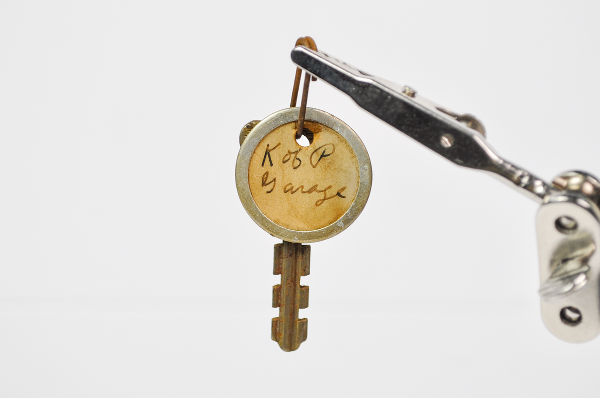 Vintage Keys with Unique Handwritten & Stamped Tags Three Variants Available -Antique Skeleton Key Ornate Trefoil Bow with Vintage Paper Tag "Shed" 3 To Choose From