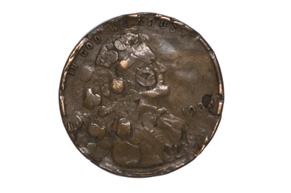 Bizarre Fire-Damaged Lincoln Cent Distorted "Bubbling" - Fascinating Post-Mint Liquid-Zinc Melt