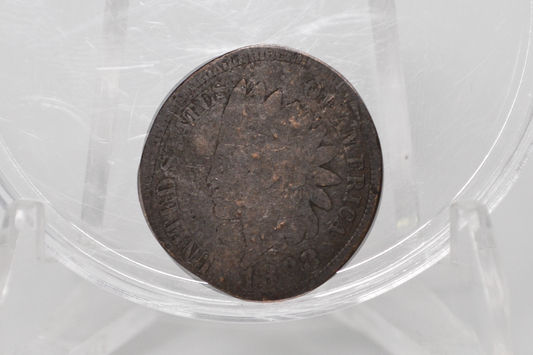 1898 Elongated/Flattened Indian Head Penny - Vintage Elongated Indian Head Penny Cent 1898