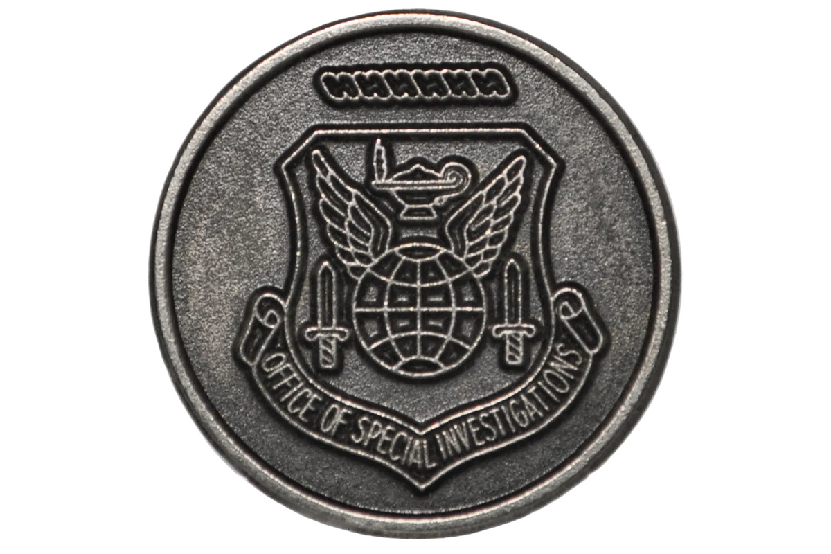 VUSAF Office of Special Investigations AFOSI Military Challenge Coin - Air Force Office of Special Investigations AFOSI Shield Challenge Coin