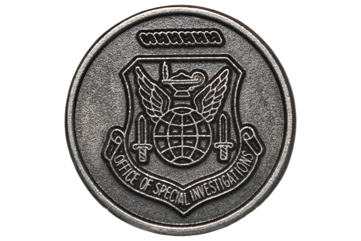 VUSAF Office of Special Investigations AFOSI Military Challenge Coin - Air Force Office of Special Investigations AFOSI Shield Challenge Coin