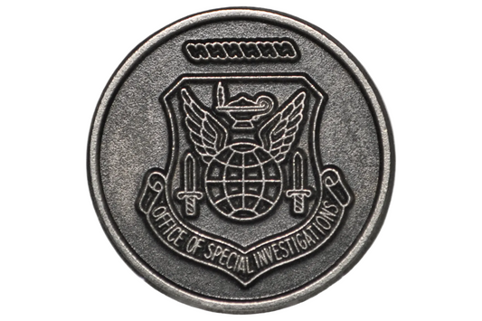 VUSAF Office of Special Investigations AFOSI Military Challenge Coin - Air Force Office of Special Investigations AFOSI Shield Challenge Coin