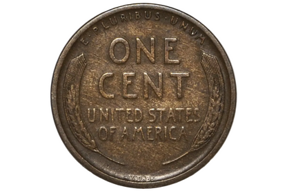 1909-S VDB Lincoln Wheat Penny - VF, Strong Reverse Details - The Key Date - 1909S VDB Wheat Cent
