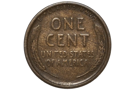 1909-S VDB Lincoln Wheat Penny - VF, Strong Reverse Details - The Key Date - 1909S VDB Wheat Cent