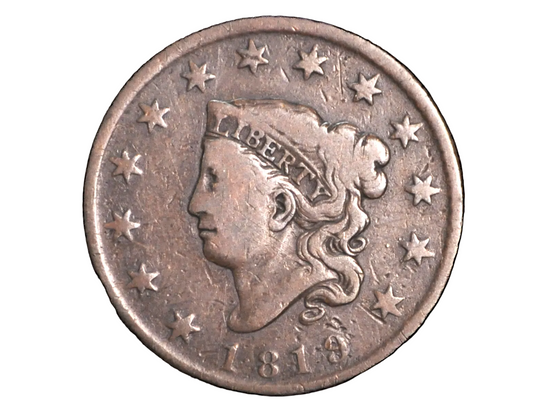 1819 Matron Head Large Cent - Choose by Coin / Grade - US Large Cent - 1819 Coronet Liberty Head Cent - 1819 US One Cent