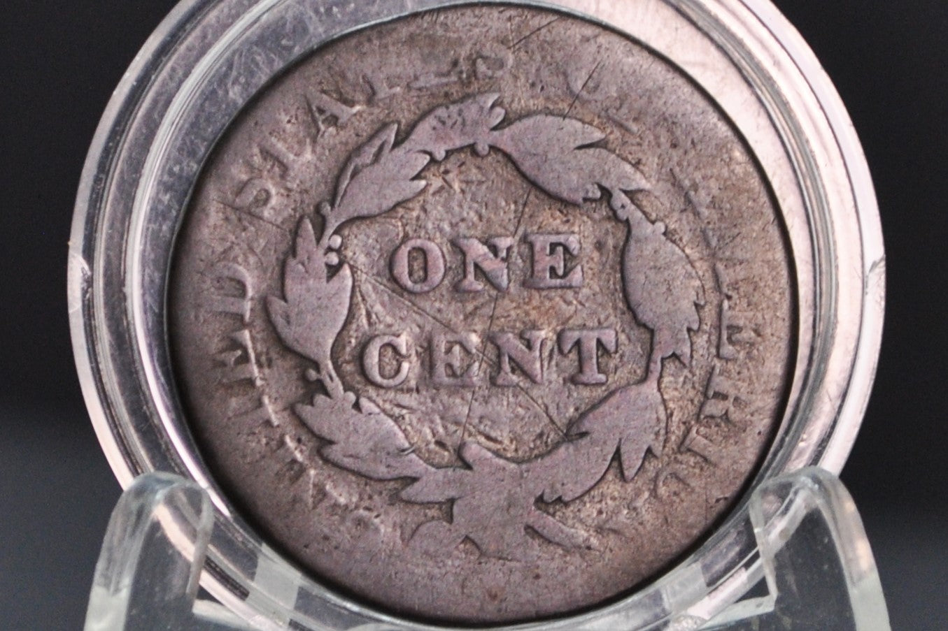 1823 Large Cent - 1823/2 Variety - AG, Very Rare Date - 1823 US 1 Cent 1823 Large Cent - Matron Head 1816 to 1835