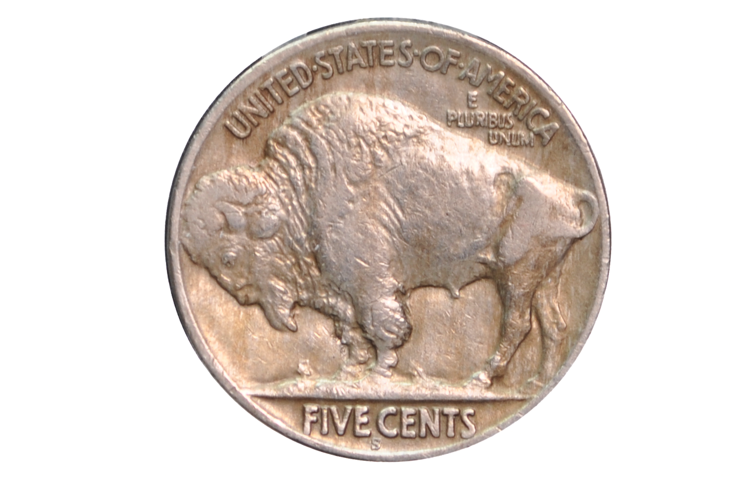 1913-S Buffalo Nickel Type 2 - XF45+ - Key Date And Mint - 1913 S Indian Head Nickel Type 2 1913 S Type Two 1913S Nickel - Rare