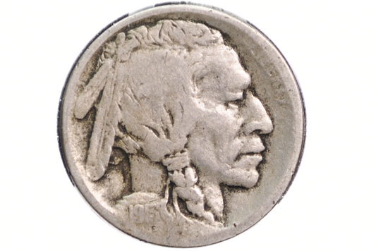 1913-S Buffalo Nickel Type 1 - VG-Fine - Tougher Date And Mint - 1913 S Indian Head Nickel Type One 1913 S Type 1 1913S Nickel