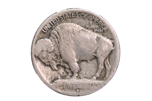 1913-S Buffalo Nickel Type 1 - VG-Fine - Tougher Date And Mint - 1913 S Indian Head Nickel Type One 1913 S Type 1 1913S Nickel