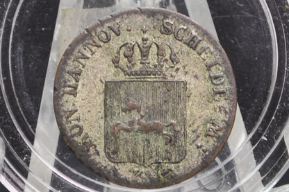 1835 German States 4 Pfennig - Hanover - Great Condition, XF+ or AU - Four Pfennig 1835B Kingdom of Hanover