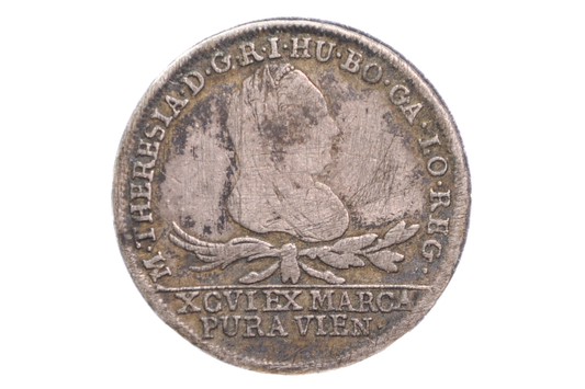 Rare 1775 15 Kreuzers Maria Theresia - Austrian Partition of Poland - 1700s Coins - 15 Krajcorow Galica Poland