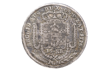 Rare 1775 15 Kreuzers Maria Theresia - Austrian Partition of Poland - 1700s Coins - 15 Krajcorow Galica Poland