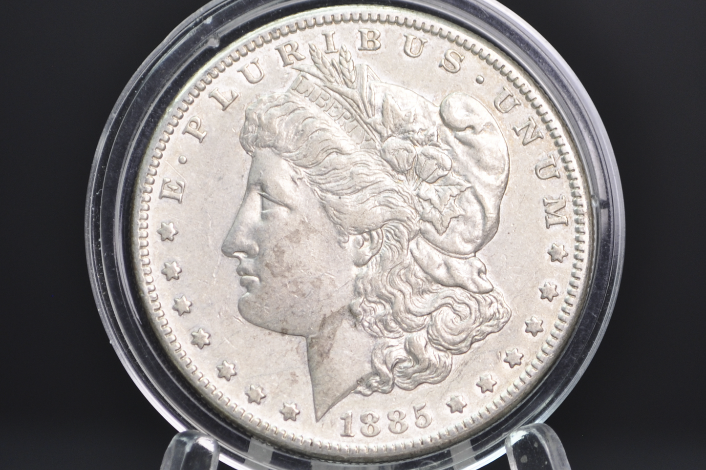 1885-S Morgan Silver Dollar - AU Details, Tough Date! - 1885 S Morgan Dollar Silver Dollar 1885S - Low Mintage Date
