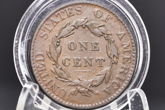 1820 Large Cent - Large Date Variety - Very Fine Details - 1820 Liberty Head Cent - Matron Head 1816 to 1835
