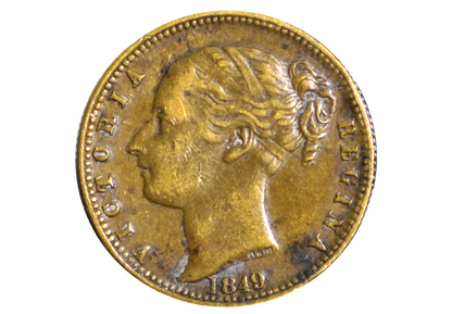 Rare 1849 Cumberland Jack Token - 1837 Reverse - XF/AU Condition - To Hanover