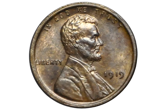 Uncirculated 1919 US 1 Penny