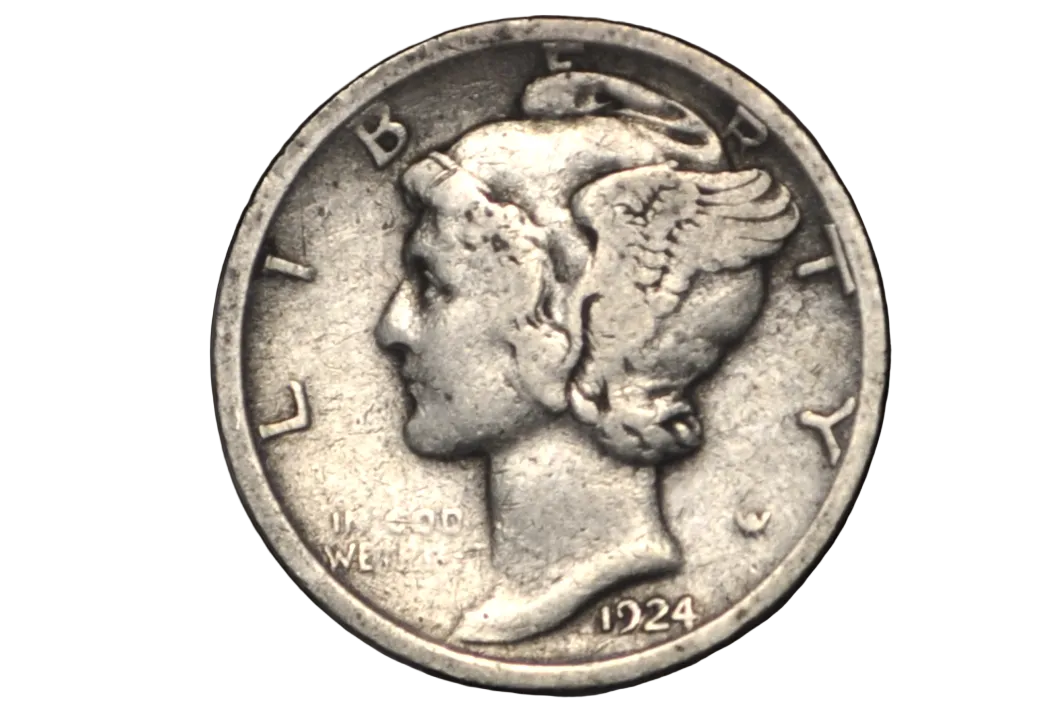 1924-D Dime Silver