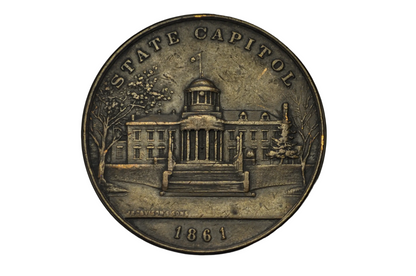44th Annual Encampment Dept. of Pennsylvania G.A.R. Bronze Medal - 1910 Grand Army of the Republic (GAR) Pennsylvania Encampment Medal