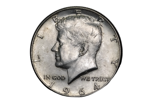 Double-Sided 1964 Kennedy Half Dollar "Heads" Every Time - The "Never Lose" Coin: 1964 Silver Kennedy Double-Header