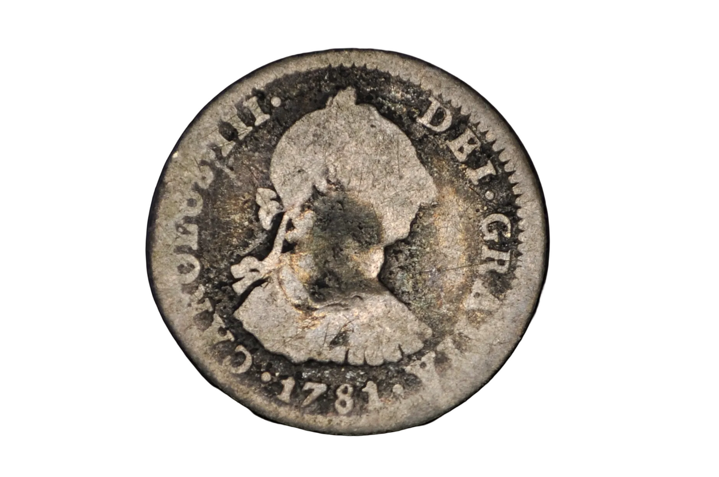 Spanish Silver 1 Real Coin from 1781