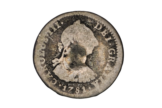 Spanish Silver 1 Real Coin from 1781