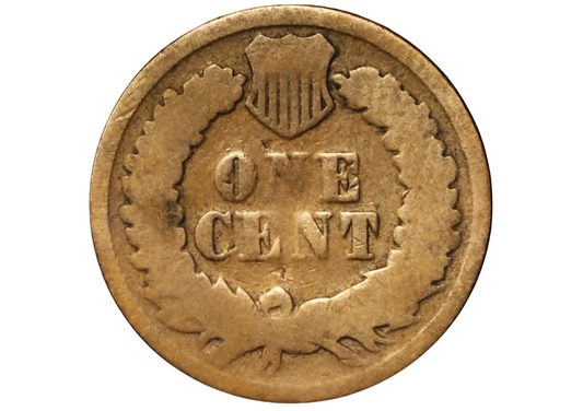 1877 Indian Head Penny - AG - The Key Date - 1877 US 1 Cent