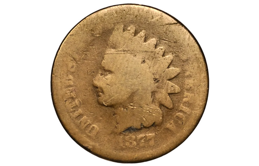 1877 Indian Head Penny - AG - The Key Date - 1877 US 1 Cent