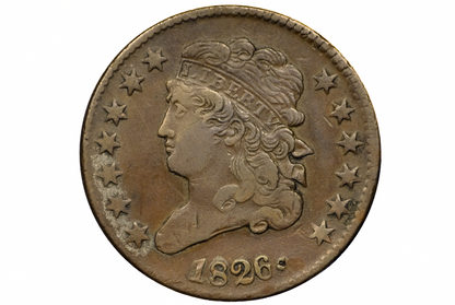 1826 Half Cent - VF Detail - Classic Head Half Cent - 1826 1/2 Cent - Rare Coin