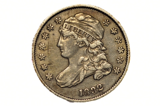 1832 Capped Bust Dime - XF - 1832 Silver Dime US One Dime 1832 Bust Dime - Historic Coin Type, Affordable Coin