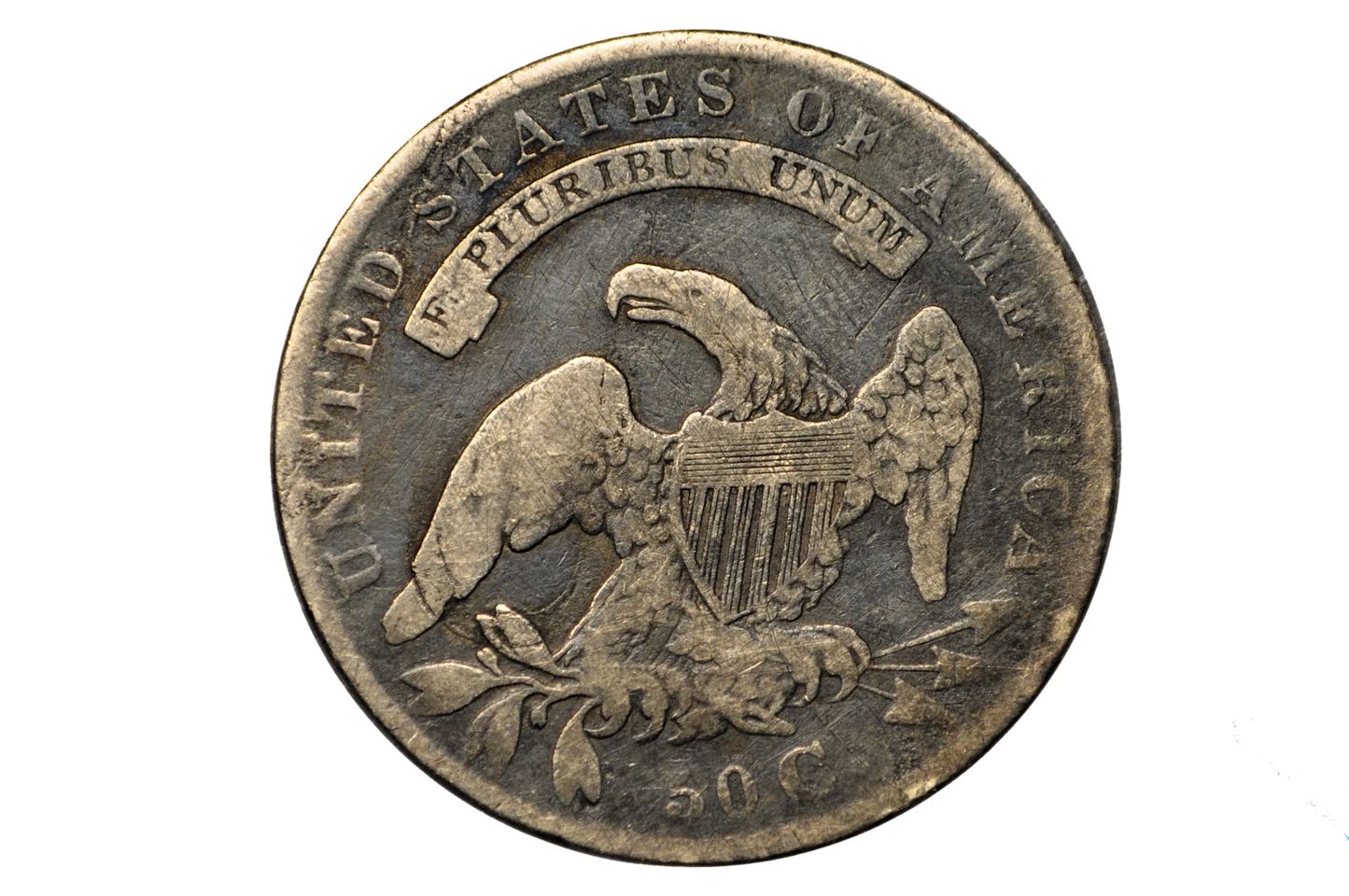1834 Capped Bust Half Dollar - G/VG - 1834 Half Dollar US Half Dollar 1834 - Early American Coin