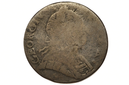 1775 Colonial Halfpenny - Early American Made Imitation British Halfpence - 1775 Great Britain 1/2 Penny Colonial Struck Token