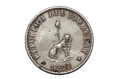 1903 20 Centavos Paraguay - Republic of Paraguay - Old Paraguayan coins