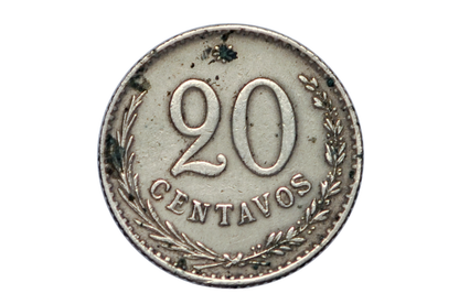 1903 20 Centavos Paraguay - Republic of Paraguay - Old Paraguayan coins