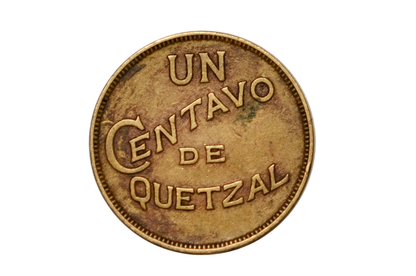 1932 Guatemala 1 Centavo - 3 Million Made - Republic of Guatemala Coin - Guatemala Quetzal