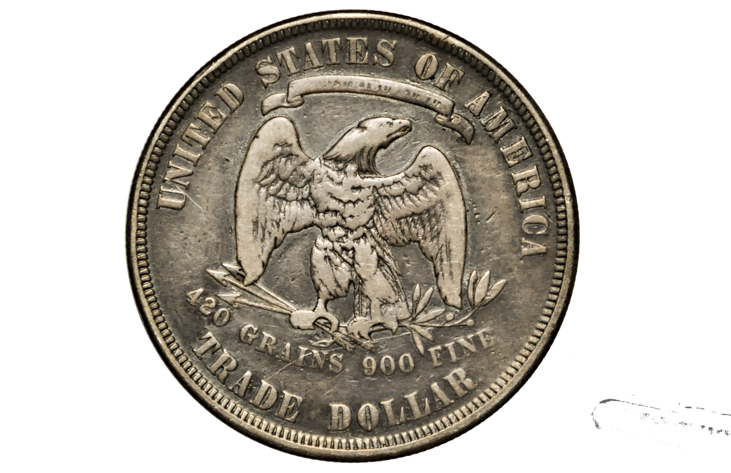 1876 Trade Dollar - Rarer Date - 1876-P Silver US Trade Dollar - Affordable Coin, Low Mintage