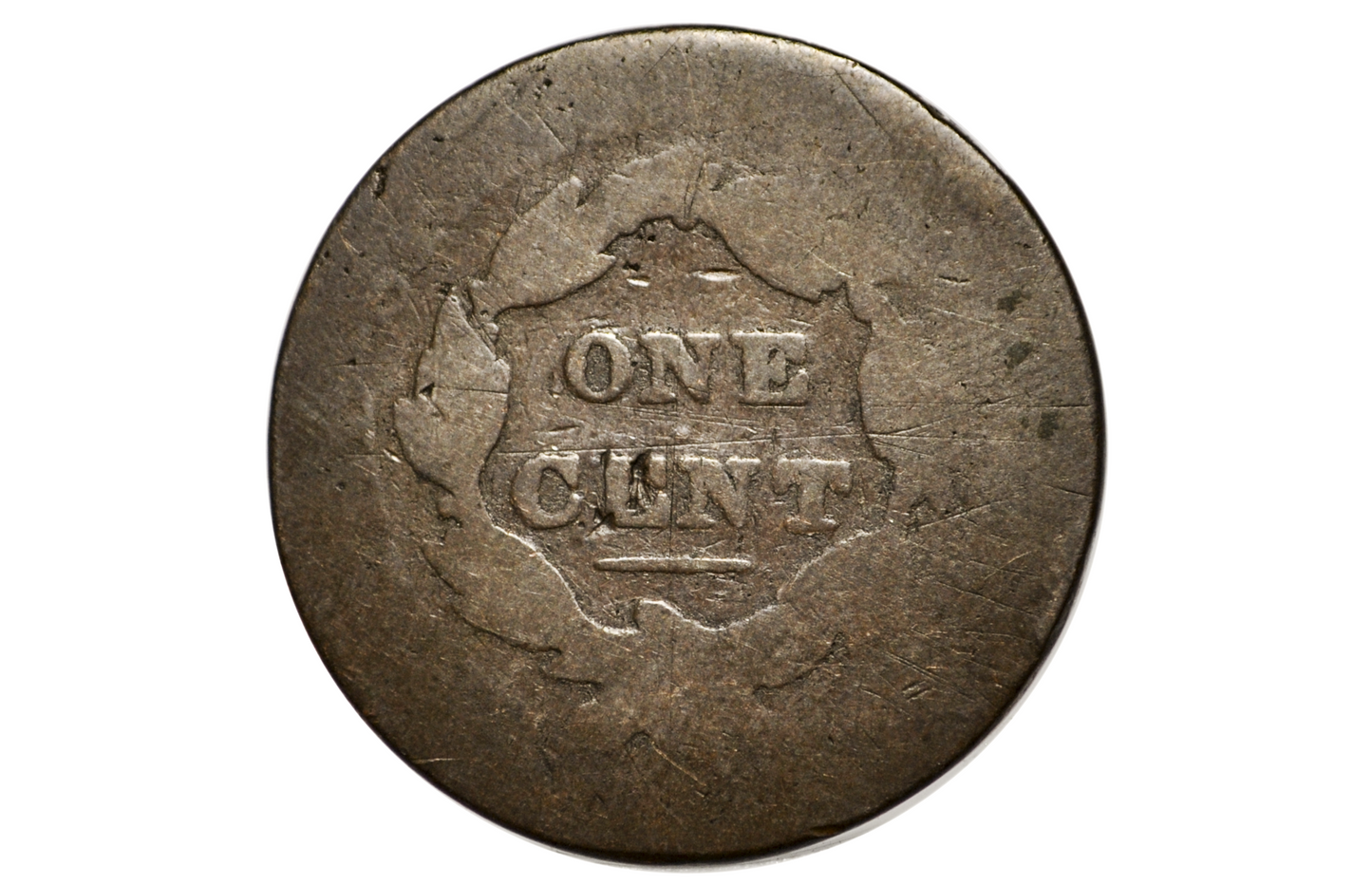 1828 Brothel Token Made From U.S. Large Cent "ONE C*NT" - Old US Whorehouse Penny