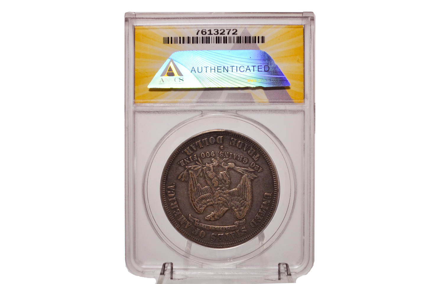 1878-S Trade Dollar - XF Details, Scratched, Cleaned - ANACS - 1878 S Trade Dollar - Authentic Silver Us Trade Dollar