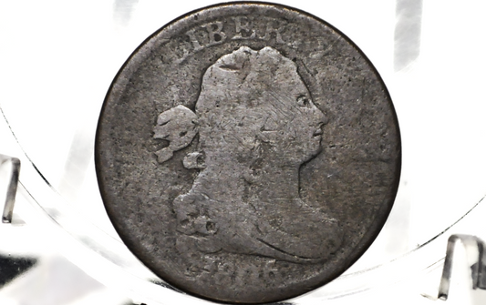 1806 Half Cent Small 6 Stemless - AG - 1806 Draped Bust Half Cent Small Six No Stems - Great Collection Addition