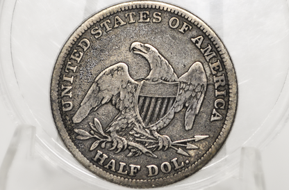 1838 Capped Bust Half Dollar - VF Detail, Scratched; Great Coin - 1838 Half Dollar US Half Dollar 1838 Early American Coin