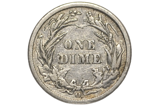 1903-O Barber Silver Dime - VF - 1903 O Barber Dime 1903O Silver Dime 1903