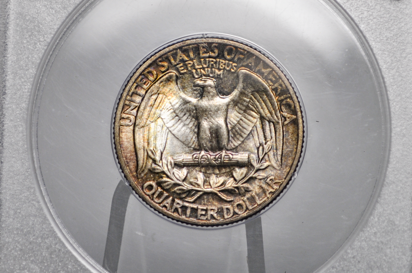 PCGS Rattler 1942 Washington Quarter MS65 - 1980's PCGS Holder - 1942 Quarter MS65