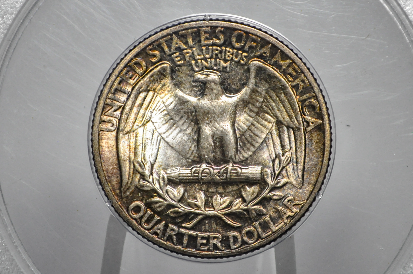 PCGS Rattler 1942 Washington Quarter MS65 - 1980's PCGS Holder - 1942 Quarter MS65