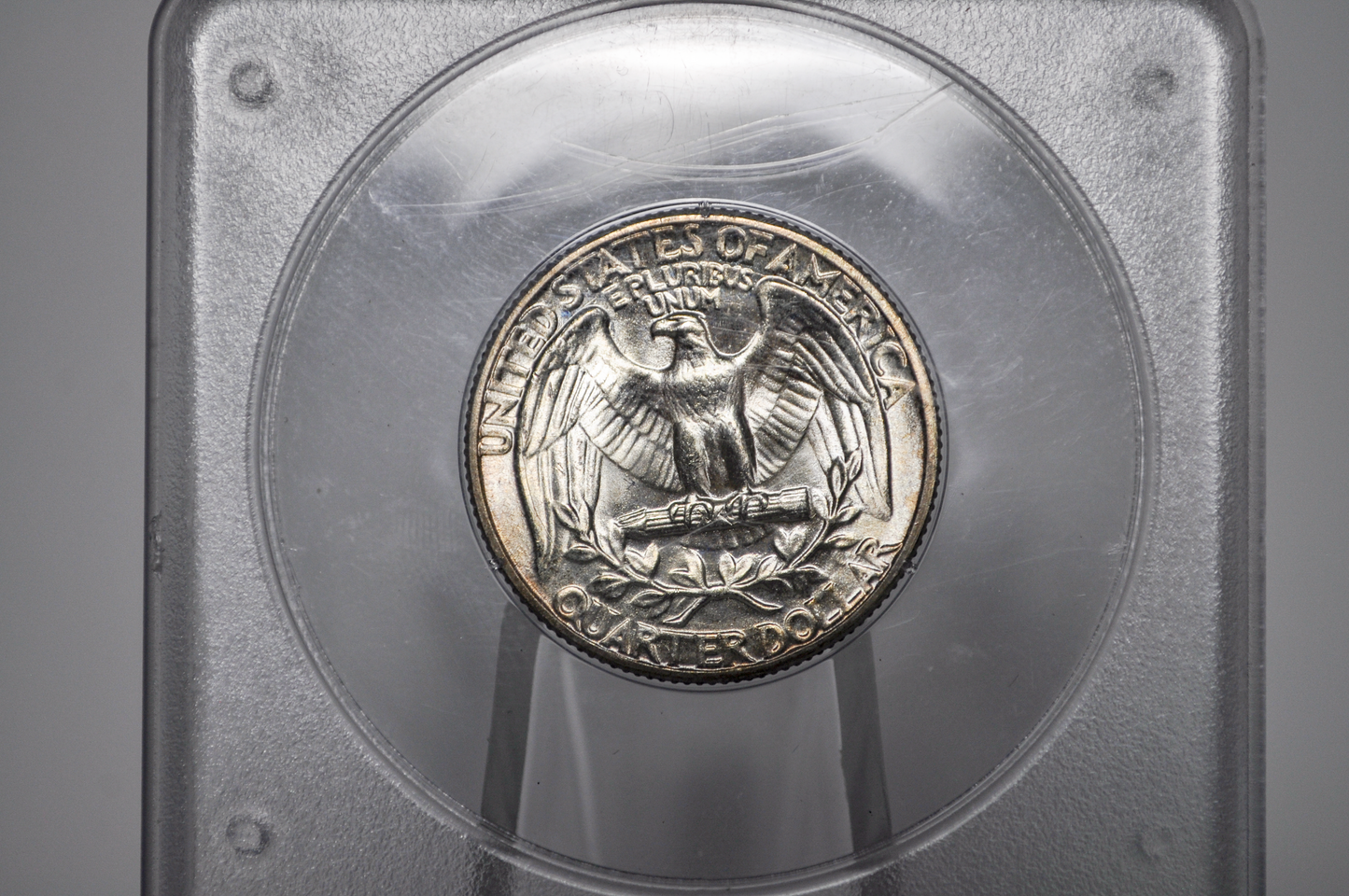 PCGS Rattler 1942 Washington Quarter MS65 - 1980's PCGS Holder - 1942 Quarter MS65 (Copy)
