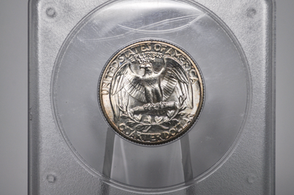 PCGS Rattler 1942 Washington Quarter MS65 - 1980's PCGS Holder - 1942 Quarter MS65 (Copy)