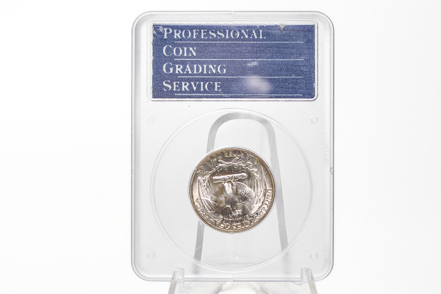 PCGS Rattler 1942 Washington Quarter MS65 - 1980's PCGS Holder - 1942 Quarter MS65 (Copy)