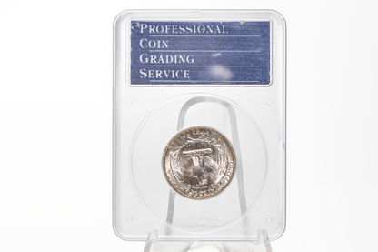 PCGS Rattler 1942 Washington Quarter MS65 - 1980's PCGS Holder - 1942 Quarter MS65 (Copy)