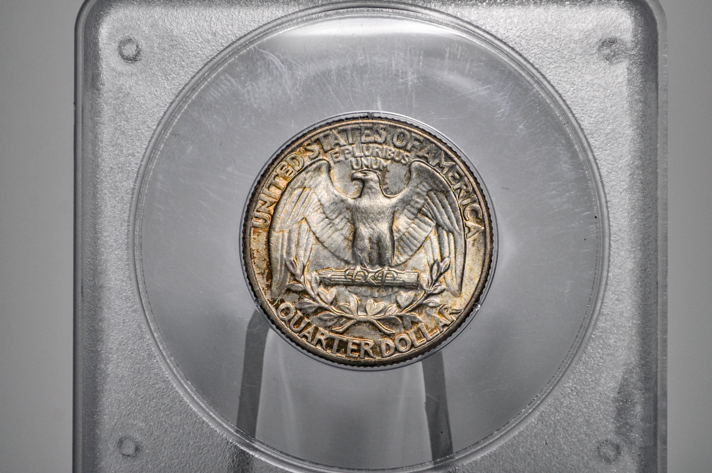 PCGS Rattler 1944 Washington Quarter MS65 - 1980's PCGS Holder - 1944 Quarter MS65